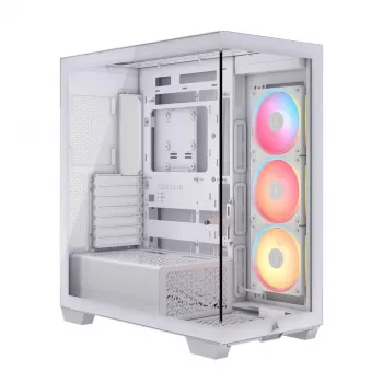 CORSAIR Midi Tower 3500X LX-R Link TG Weiß