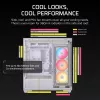 CORSAIR Midi Tower 3500X RS-R ARGB Weiß