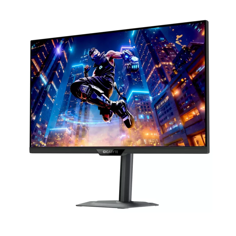 GIGABYTE M27UP 27” 4K UHD Gaming-Monitor - Dual Mode (4K 160Hz oder FHD 320Hz), 3840 x 2160, 1ms, 350 cd/m², FreeSync Premium, DisplayHDR400, HDMI 2.1, Displayport 1.4
