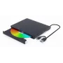 Internes DVD±RW-Laufwerk Gembird DVD-USB-031 — USB Type-C, 24x CD / 8x DVD, Frontlader, schwarz, 140×18×140 mm