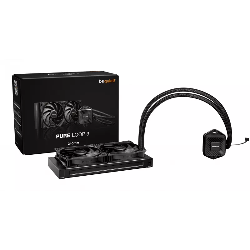 be quiet PURE LOOP 3 Prozessor All-in-One Flüssigkeitskühler 12 cm Schwarz 1 Stück