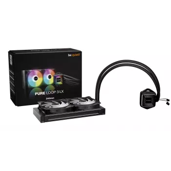 be quiet! PURE LOOP 3 LX Prozessor All-in-One-Wasserkühlung 12 cm Schwarz 1 Stück