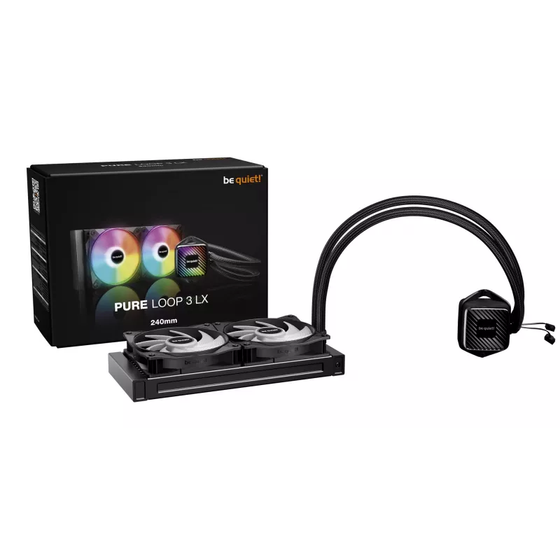 be quiet! PURE LOOP 3 LX Prozessor All-in-One-Wasserkühlung 12 cm Schwarz 1 Stück