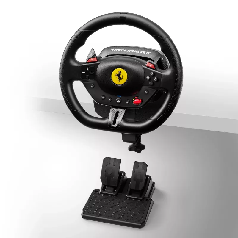 Thrustmaster T98-P FERRARI 296 GTB Schwarz Lenkrad + Pedale PC, PlayStation 4, PlayStation 5