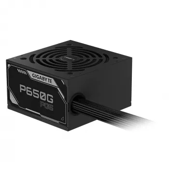 GIGABYTE P650G PCIE 5.1 Netzteil – PCIe 5.1, 80 PLUS Silver, 120mm Lüfter, ATX 3.1 kompatibel, EU-Stecker