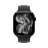 APPLE Watch Series 11 GPS 46mm Jet Black Aluminium Gehäuse mit schwarzem Sportarmband M/L