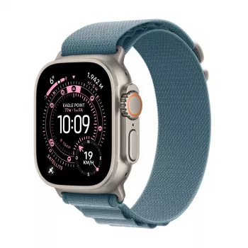 APPLE Watch Ultra 3 (2025) LTE 49mm Titangehäuse mit Alpine Loop Medium - Blau