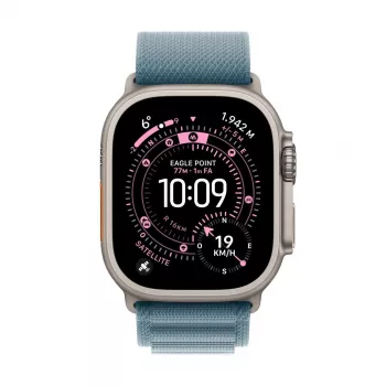 APPLE Watch Ultra 3 (2025) LTE 49mm Titangehäuse mit Alpine Loop Medium - Blau