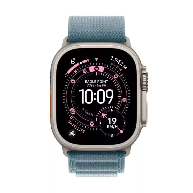 APPLE Watch Ultra 3 (2025) LTE 49mm Titangehäuse mit Alpine Loop Medium - Blau