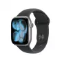 APPLE Watch S11 (2025) GPS 42mm Space Grey Aluminium Gehäuse mit Sportarmband S/M - Schwarz