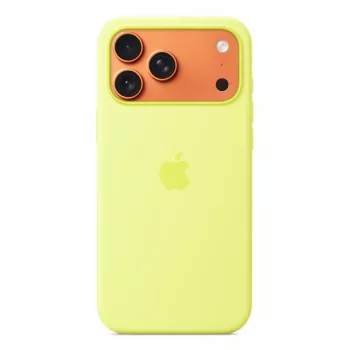 APPLE iPhone 17 Pro Max – Silikonhülle mit MagSafe – Neongelb