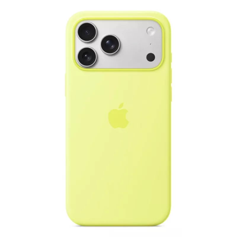 APPLE iPhone 17 Pro Max – Silikonhülle mit MagSafe – Neongelb