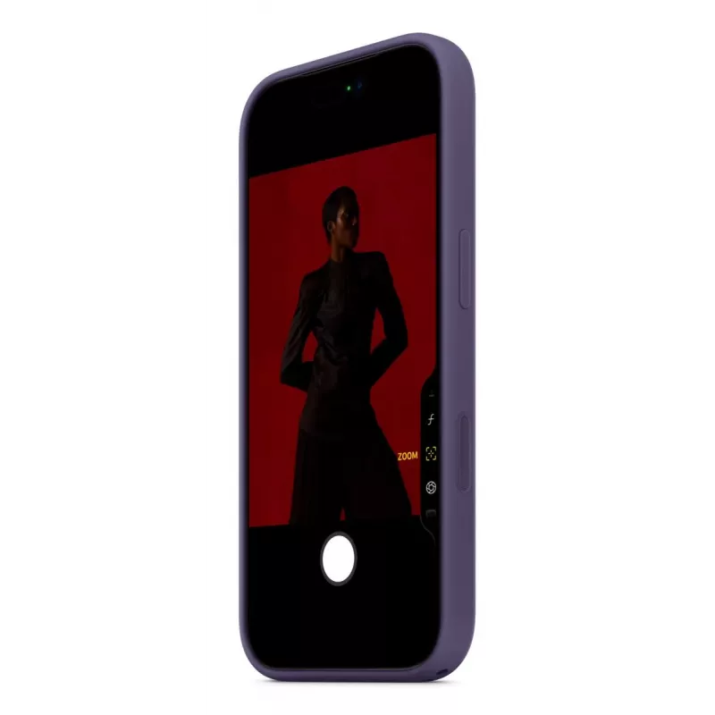 APPLE iPhone 17 Pro – Silikon Case mit MagSafe – Lila Fog