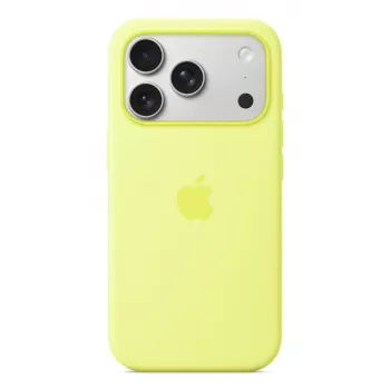 APPLE iPhone 17 Pro – Silikonhülle mit MagSafe – Neongelb