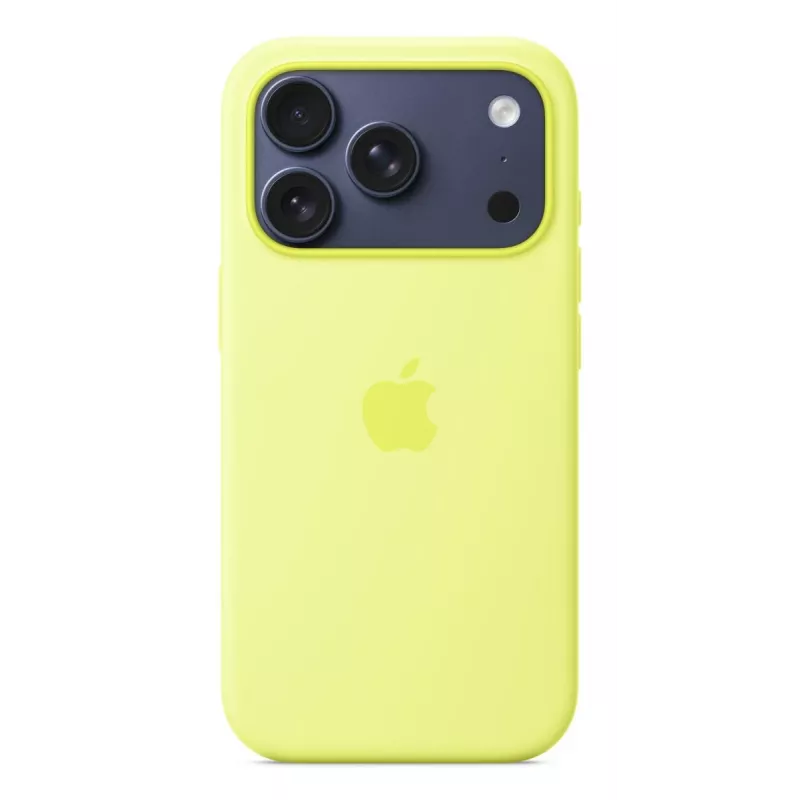 APPLE iPhone 17 Pro – Silikonhülle mit MagSafe – Neongelb