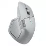 Logitech Maus MX Master 4 — rechtshändig, Laser 8000 DPI, RF Wireless + Bluetooth, 8 Tasten, grau