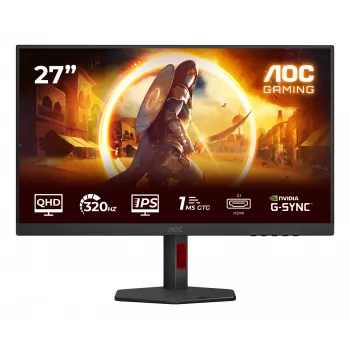AOC G4 Q27G4SRU Computer Monitor 68,6 cm (27 Zoll) 2560 x 1440 Pixel Quad HD LED Schwarz, Rot