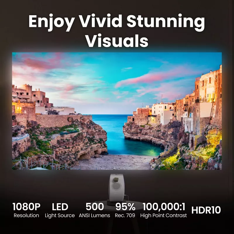 BenQ GV32 500 ANSI Lumen DLP 1080p (1920x1080) Weiß