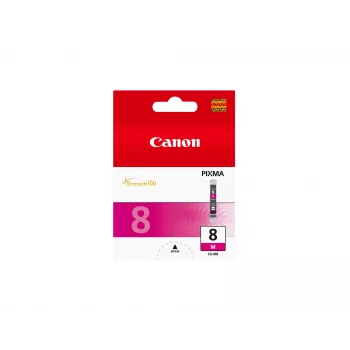 Canon CLI-8M Magenta Tintenpatrone, Magenta, Pigmenttinte, 1 Stück, 565 Seiten