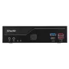 Shuttle Slim PC DH770, S1700, 2x HDMI, 2x DP, 2x 2.5G LAN, 2x COM, 8x USB, 1x 2,5 Zoll, 2x M.2, 24/7 Dauerbetrieb, inkl. VESA