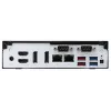 Shuttle Slim PC DH770, S1700, 2x HDMI, 2x DP, 2x 2.5G LAN, 2x COM, 8x USB, 1x 2,5 Zoll, 2x M.2, 24/7 Dauerbetrieb, inkl. VESA