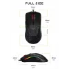 Glorious Gaming Glorious Model O Maus Regular (Schwarz), Rechtshändig, Optisch, USB Typ-A, 12000 DPI, Schwarz