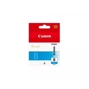 Canon CLI-8C Cyan Tintenpatrone, Cyan, 1 Stück, 790 Seiten