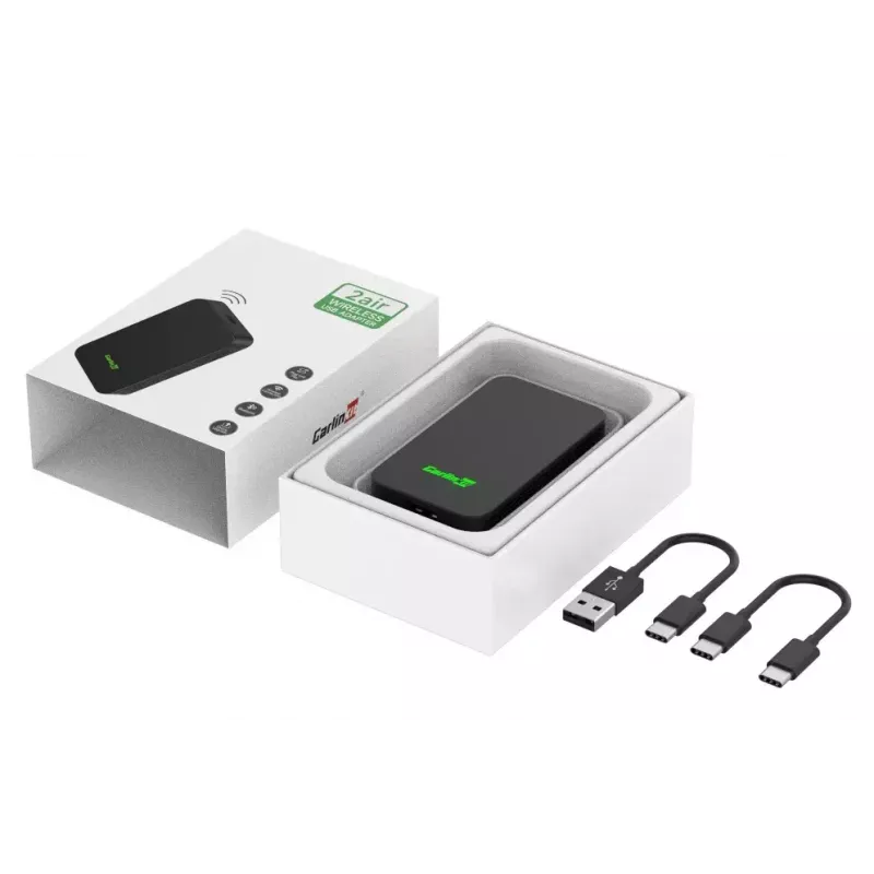 Car-Media-Empfänger Carlinkit CPC200-2AIR Schwarz Wi‑Fi 5 GHz / 2,4 GHz, Bluetooth 4.1, USB‑C