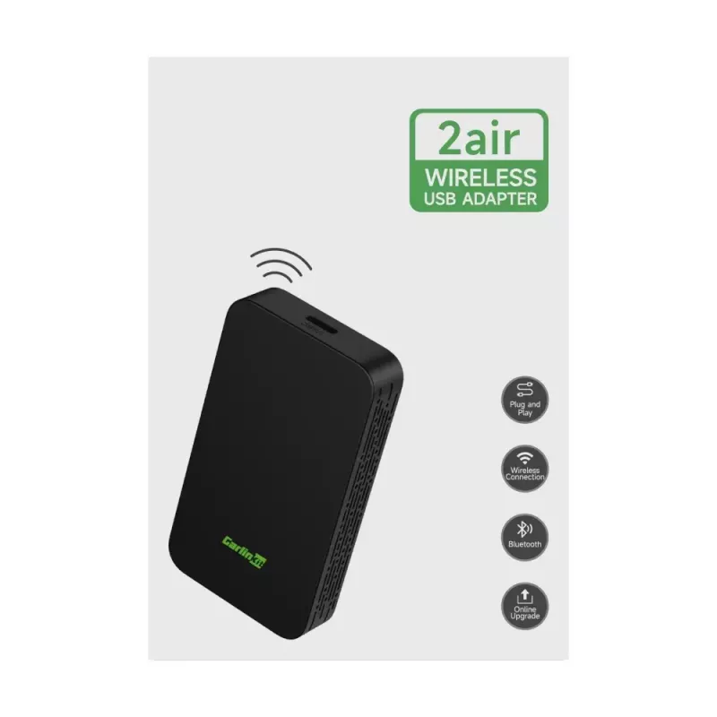 Car-Media-Empfänger Carlinkit CPC200-2AIR Schwarz Wi‑Fi 5 GHz / 2,4 GHz, Bluetooth 4.1, USB‑C