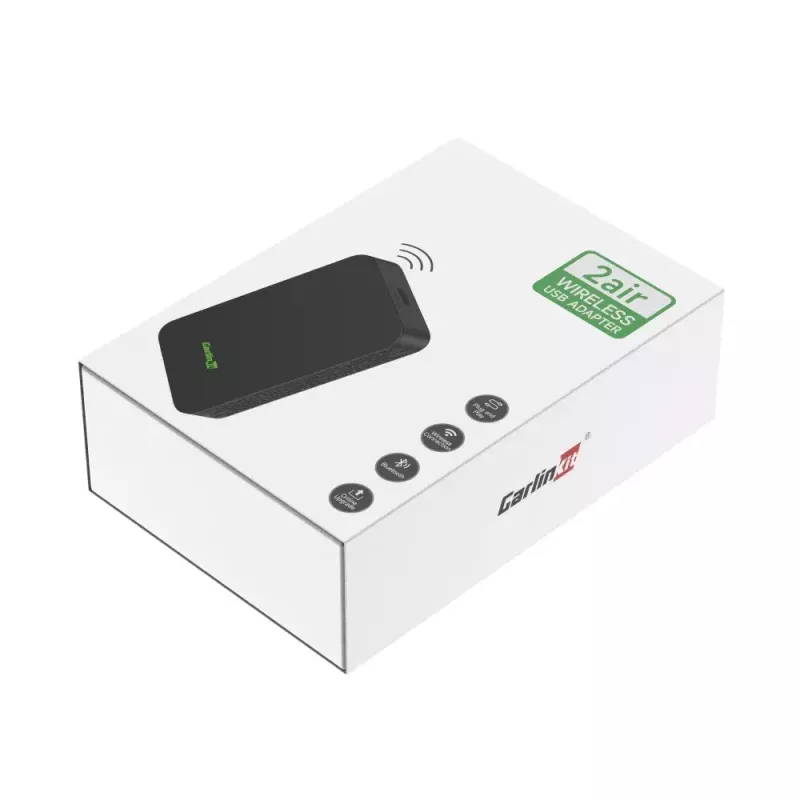 Car-Media-Empfänger Carlinkit CPC200-2AIR Schwarz Wi‑Fi 5 GHz / 2,4 GHz, Bluetooth 4.1, USB‑C