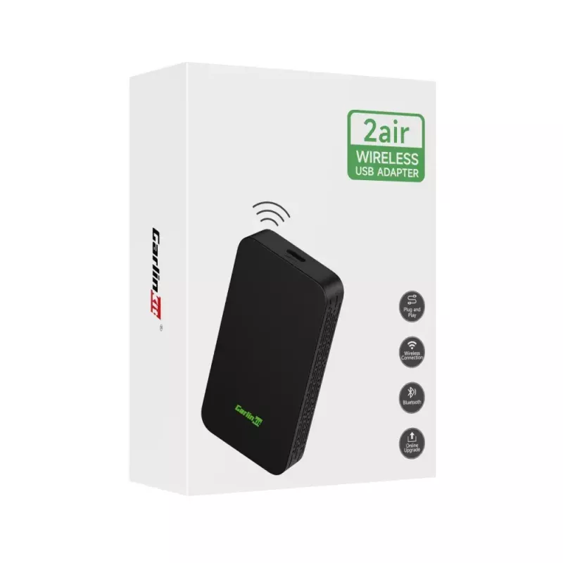 Car-Media-Empfänger Carlinkit CPC200-2AIR Schwarz Wi‑Fi 5 GHz / 2,4 GHz, Bluetooth 4.1, USB‑C