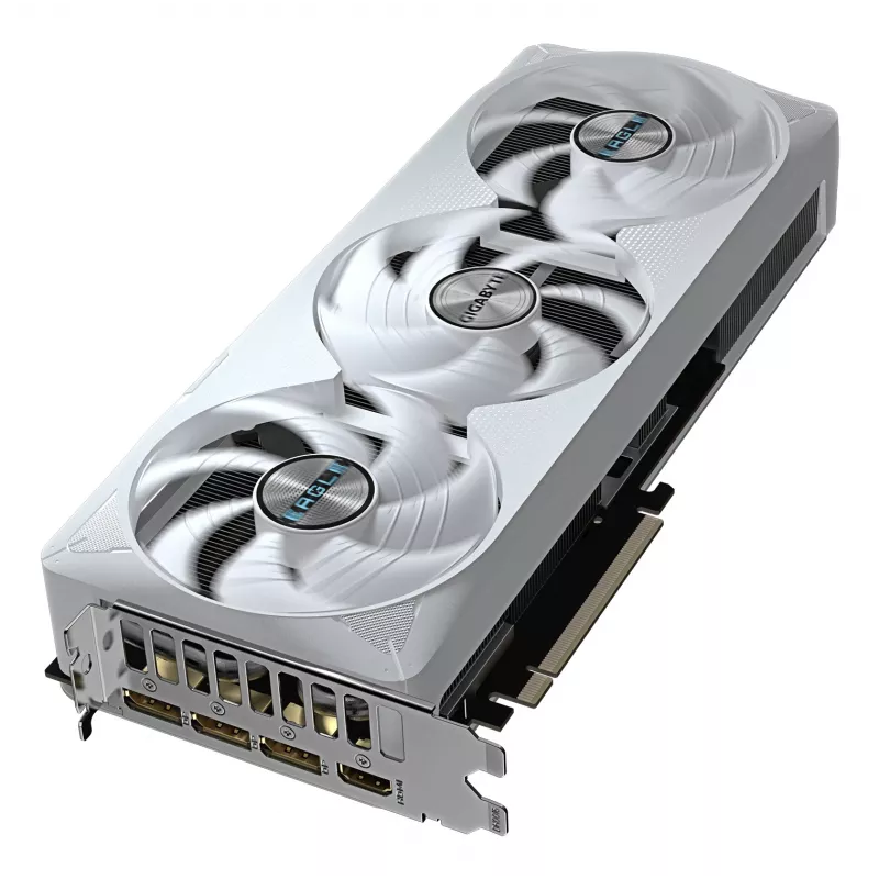 GIGABYTE GeForce RTX 5070 Ti EAGLE OC ICE SFF 16G Grafikkarte - 16 GB GDDR7, 256 Bit, PCI-E 5.0, 2542 MHz Kerntakt, 3 x DP 2.1a, 1 x HDMI 2.1b, NVIDIA DLSS 4, GV-N507TEAGLEOC ICE-16GD