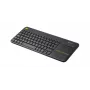 LOGITECH Wireless Touch Keyboard K400 Plus - Schwarz - Qwerty UK