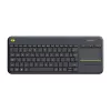 LOGITECH Wireless Touch Keyboard K400 Plus - Schwarz - Qwerty UK
