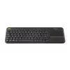 LOGITECH Wireless Touch Keyboard K400 Plus - Schwarz - Qwerty UK