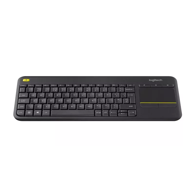 LOGITECH Wireless Touch Keyboard K400 Plus - Schwarz - Qwerty UK