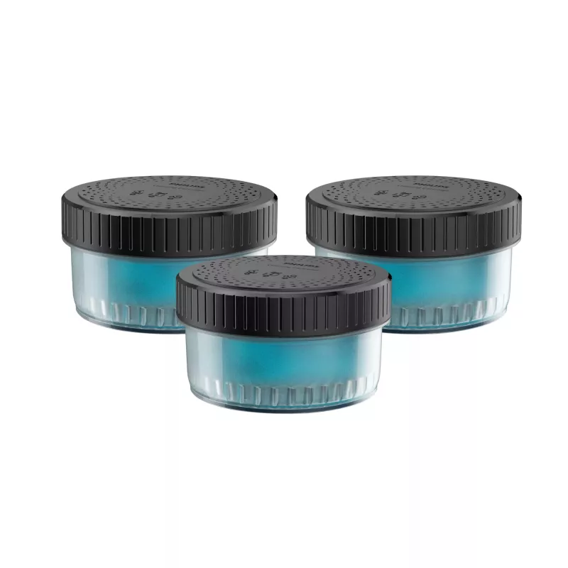 Philips Quick Clean Pod Kartusche CC13/50 3er-Pack Reinigungskartuschen für elektrische Rasierköpfe