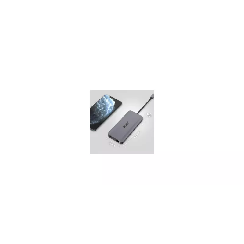 ACER 12in1 Type C Dongle Silber