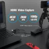 j5create JVA11-N 4K HDMI™ Capture Adapter, Schwarz, USB 3.2 Gen 1 (3.1 Gen 1), 3840 x 2160 Pixel, Aluminium, 0,19 m, Taiwan