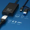 j5create JVA11-N 4K HDMI™ Capture Adapter, Schwarz, USB 3.2 Gen 1 (3.1 Gen 1), 3840 x 2160 Pixel, Aluminium, 0,19 m, Taiwan