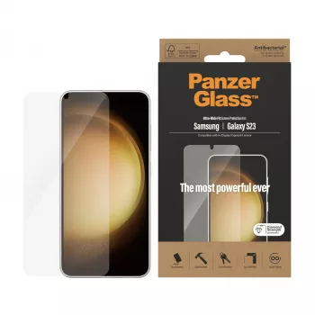 PanzerGlass ® Displayschutzfolie Samsung Galaxy S23 | Ultra-Wide Fit