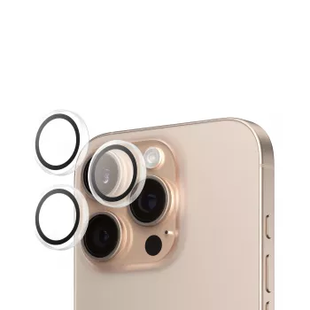 PanzerGlass ® Hoops® Kameralinsen-Schutz Transparent iPhone 16 Pro | 16 Pro Max