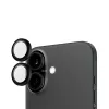 PanzerGlass ® Hoops® Kameralinsenschutz Schwarz iPhone 16 | 16 Plus