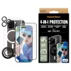 PanzerGlass ® 4-in-1-Schutzbundle iPhone 16 Pro, Apple, Apple - iPhone 16 Pro, Trockenanwendung, Kratzfest, Stoßfest, Transparent, 1 Stück