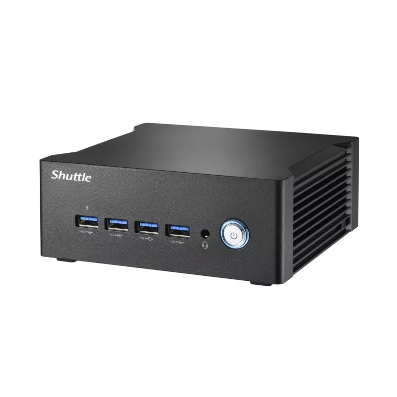 Shuttle Nano PC NT10H5, Intel Core Ultra 5 125H, Intel Arc Grafik, 2xHDMI, 2xUSB 4.0 (DP), 2x2,5Gbit LAN, inkl. VESA 24/7 Dauerbetrieb