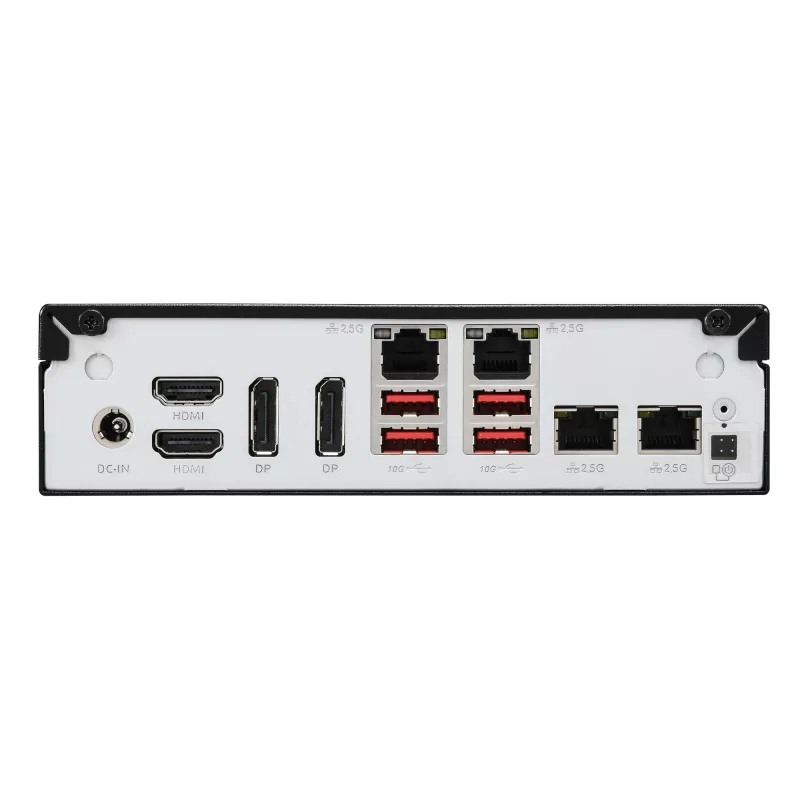 Shuttle Slim AI PC DN11H5 Intel Core Ultra 5 125H, Intel Arc Grafik, 2xHDMI, 2x DP, 4x 2.5Gbit LAN, VESA, 24/7 Dauerbetrieb