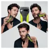 Braun Series 3 Shave&Style 300BT Elektrorasierer, Rasierer für Herren, Schwarz/Volt Green