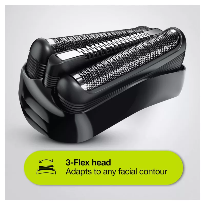 Braun Series 3 Shave&Style 300BT Elektrorasierer, Rasierer für Herren, Schwarz/Volt Green