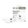 PanzerGlass empower™ by ® Turbo 35W Charger incl. USB-C + USB-A | EU Plug | Silver White