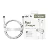 PanzerGlass empower™ by ® Racing 240W USB-C-auf-USB-C-Kabel | USB 2.0 | 2 m | Silberweiß